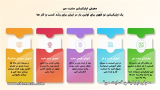 اپلیکیشن سایت من | آموزش کسب و کار اینترنتی تا به درآمد