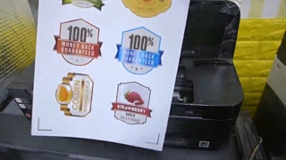 چاپ لیبل متالایز | لیبل فویلی با پرینتر معمولی در خانه