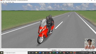 motorcross jump, scooter, bikesim شبیه سازی واژگونی موتورسیکلت در جاده
