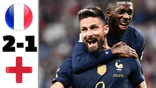 خلاصه بازی فرانسه 2-1 انگلیس ( جام جهانی 2022 قطر )