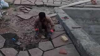 اجرای سنگ لاشه رشیدی سنگفرش 09199377638