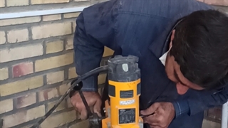 ویدئو مغزه گیری از بتن سخت شده- فیلم آموزشی دانشگاه کاشان