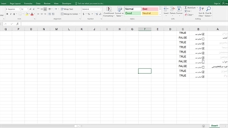 تغییر آیتم‌های چک باکس در اکسل با قابلیت Conditional Formatting