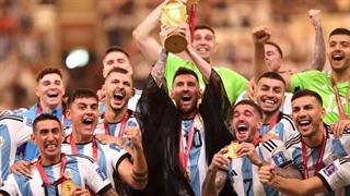 جشن قهرمانی آرژانتین در جام جهانی 2022 قطر (+کامل)