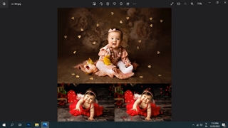 ویرایش عکس نوزاد