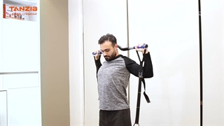 تمرین قدرتی با کمانکش تن زیب