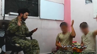 نوحه‌خوانی رزمنده شهید فاطمیون برای ایام فاطمیه + فیلم