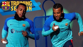 تمرین روز چهارشنبه بارسلونا; ژول کونده بازگشت!