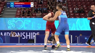 12 GR - 63 kg A VARDANYAN (ARM) v B KARIMOV (KGZ)