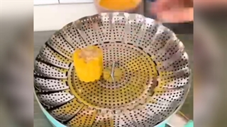 سبد بخار پز تاشو استیل در بازار صالح آباد تهران