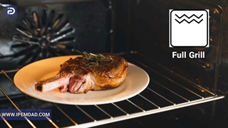 آشنایی با دکمه های گریل در مایکروفر