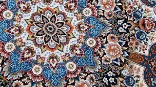 فرش 700 شانه ارزان قیمت - طرح نیلا رنگ فیلی با تراکم 2100