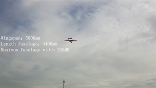 HUGIN Big Eye VTOL Wingspan 5M Fixed wing aircraft UAV