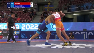 Qual GR - 72 kg D PUNIA (IND) v G BARBANOS (SWE)