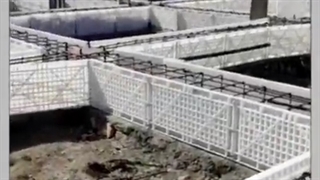 اجرای فونداسیون  پمپ بنزین شهر همدان با قالب های پلیمری آرکا