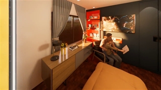 انیمیشن داخلی از کار آقای پاوند - بندر انزلی - خیابان 30 متری - کوچه ندیم باشی