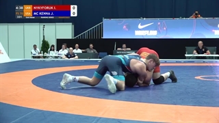فینال وزن 70 کیلو مسابقات رنکینگ سری مجارستان  Ihor NYKYFORUK (UKR) vs. Joseph Christopher MC KENNA (USA)