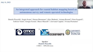 Mapping for coastal habitat  based on autonomous survey and remote operated technologies