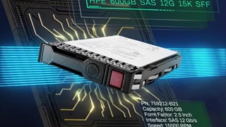 هارد سرور اچ پی HPE 600GB 12G SAS 15K SFF با پارت نامبر 759212-B21