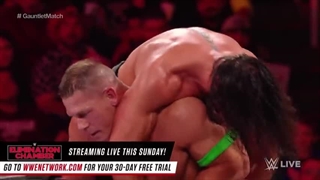 مسابقه جان سینا و ست رالینز در RAW 2018 | فوریه 19