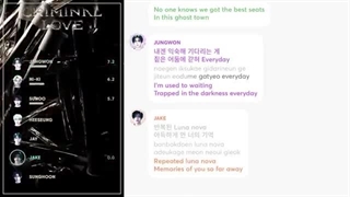 لاین آپ آهنگ criminal love از انهایپن enhypen