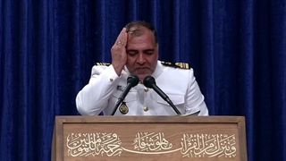 قرائت قرآن توسط یکی از فرماندهان نداجا در دیدار کارکنان ناوگروه ۸۶ با رهبر معظم انقلاب