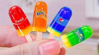 آشپزی مینیاتوری واقعی : آلاسکای نوشابه ای - موج کره ای