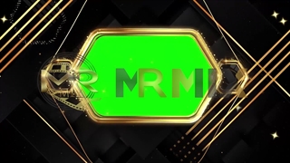 فوتیج پرده سبز اسلایدشو قاب طلایی مخصوص جشن و عروسی