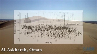 پدیده طبیعی شن های آوازخوان در بیابان