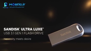 فلش مموری سن دیسک USB 3.1 مدل Ultra Luxe ظرفیت 64 گیگابایت