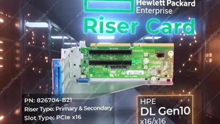 کارت رایزر سرور اچ پی HPE DL GEN10 X16/X16 GPU RISER KIT با پارت نامبر 826704-B21