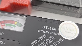 تستر باتری سری bt168 قلمی و نیم، کتابی 9 ولت و ساعتی، خشک و نیکل و شارژی