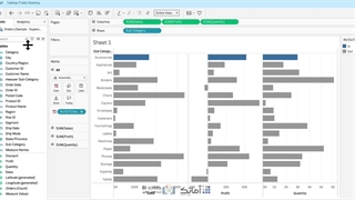 آموزش پیشرفته Tableauجلسه ۲۲: Sort a Multi-Column Bar Chart