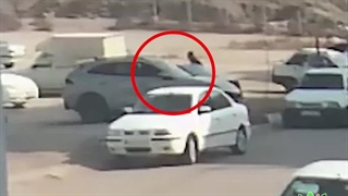 رصد سارق محتویات خودرو در پونک قزوین