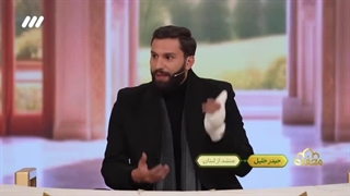 مجروح پیجری لبنان استاد حیدر خلیل در برنامه قرآنی محفل