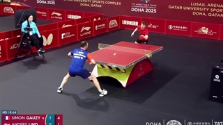 خلاصه مسابقه آندرس لیند دانمارکی و سیمون گوزی فرانسوی دوحه 2025