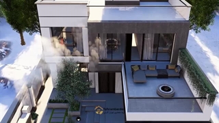 طراحی ویلا مدرن دوبلکس | تهران گاردن