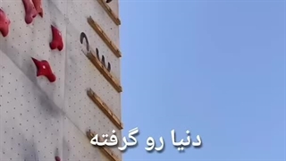 رضا علیپور تکنیک جدیدی ابداع کرد؟!سریعترین مرد عمودی دنیا