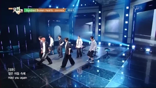 اجرای آهنگ Hundred Broken Hearts انهایپن در Music Bank