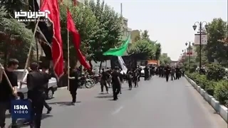 خیابان‌های تهران در ظهر تاسوعا