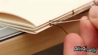 آموزش دوخت دفتر به روش کتل